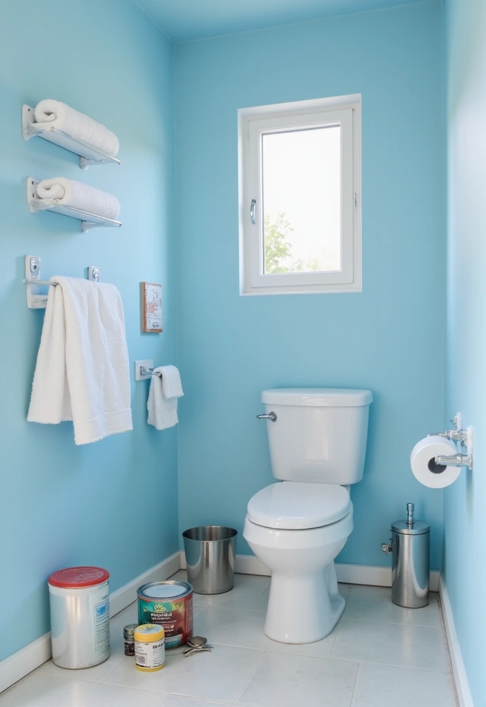 10 DIY Summer Bathroom Projects That'll Transform Your Space in Just a Weekend (Trust Us on #3!) - 1. Brighten Up with a Fresh Coat of Paint