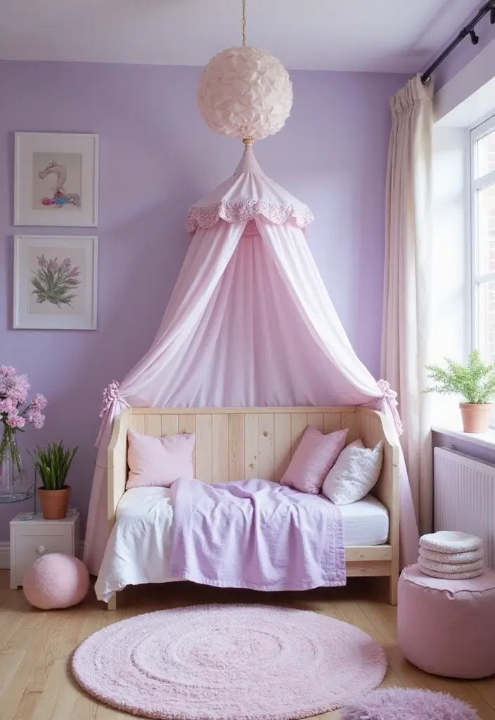 11 Playful Summer Colors for Kids' Rooms That'll Spark Joy and Creativity! - 11. Cheerful Lavender