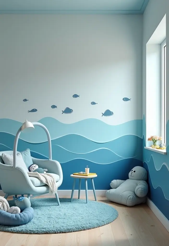11 Playful Summer Colors for Kids' Rooms That'll Spark Joy and Creativity! - 2. Ocean Blue