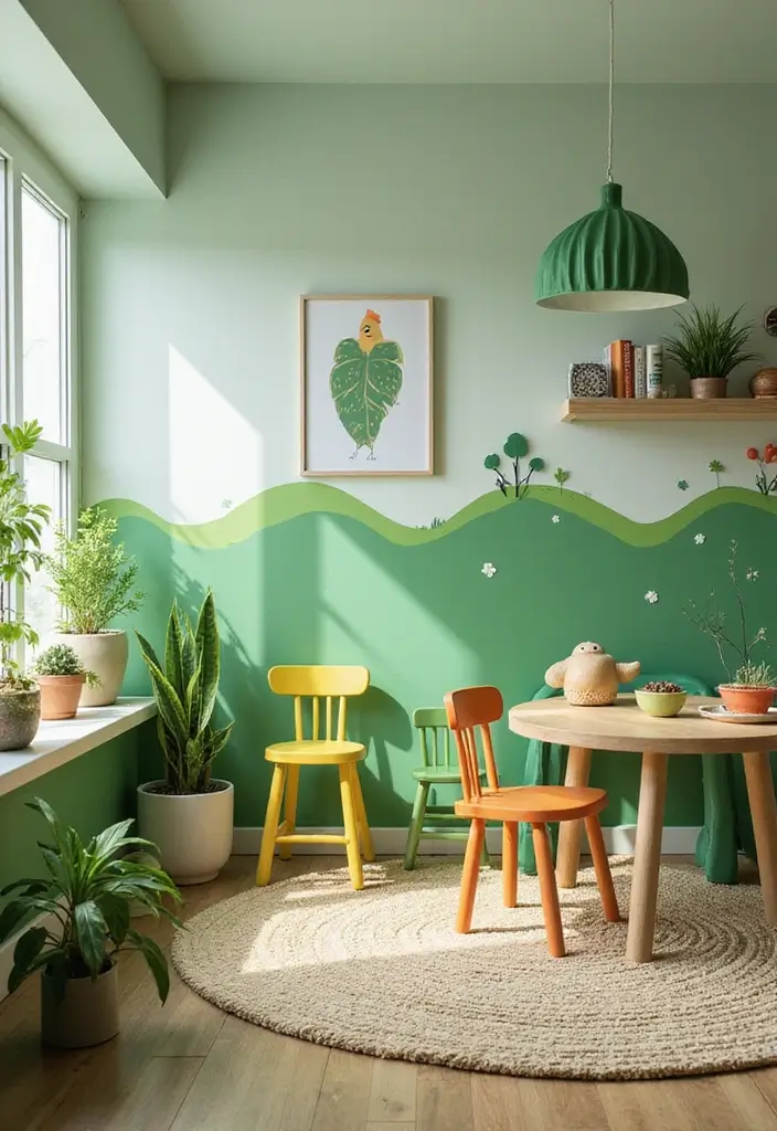 11 Playful Summer Colors for Kids' Rooms That'll Spark Joy and Creativity! - 3. Grass Green