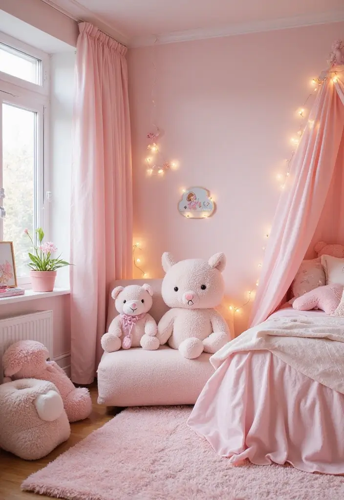 11 Playful Summer Colors for Kids' Rooms That'll Spark Joy and Creativity! - 4. Cotton Candy Pink
