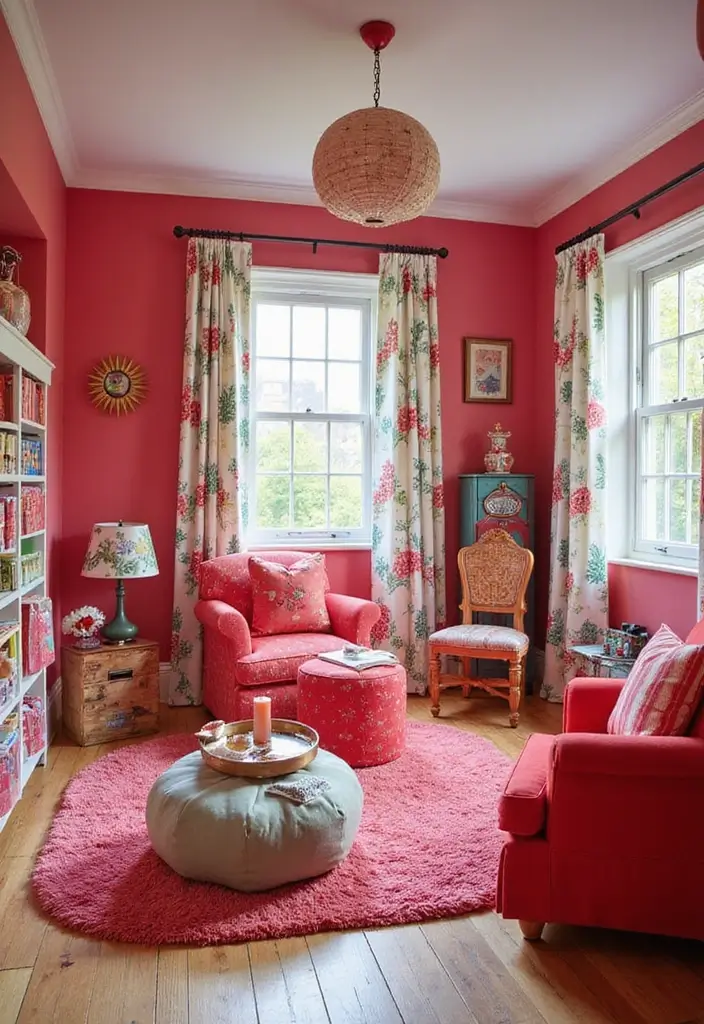 11 Playful Summer Colors for Kids' Rooms That'll Spark Joy and Creativity! - 9. Raspberry Red