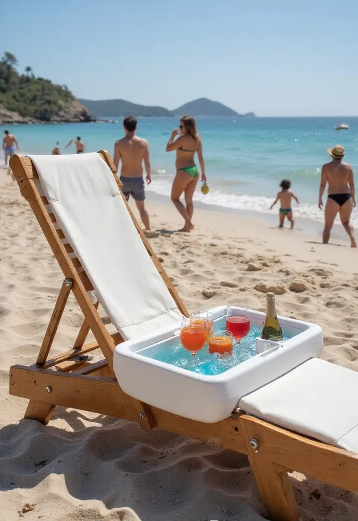 12 Must-Have Beach Chairs for Ultimate Summer Relaxation (You’ll Love #3!) - 8. The Beach Lounger with Cooler