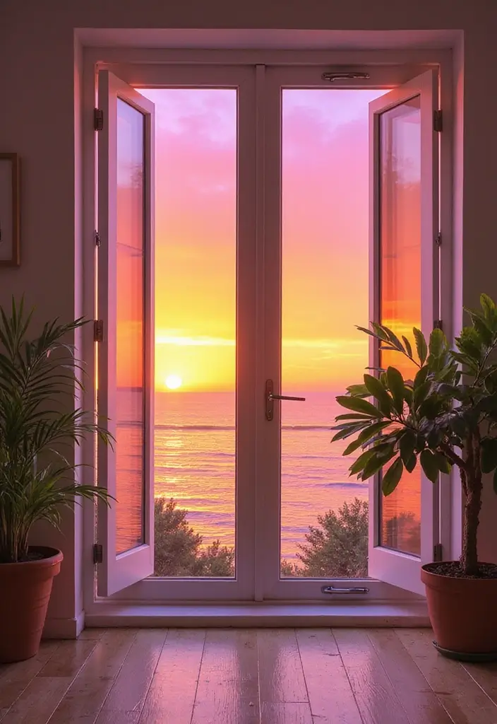 14 Decorative Window Frame Ideas to Make Your Summer Style Shine! - 11. Ombre Frames