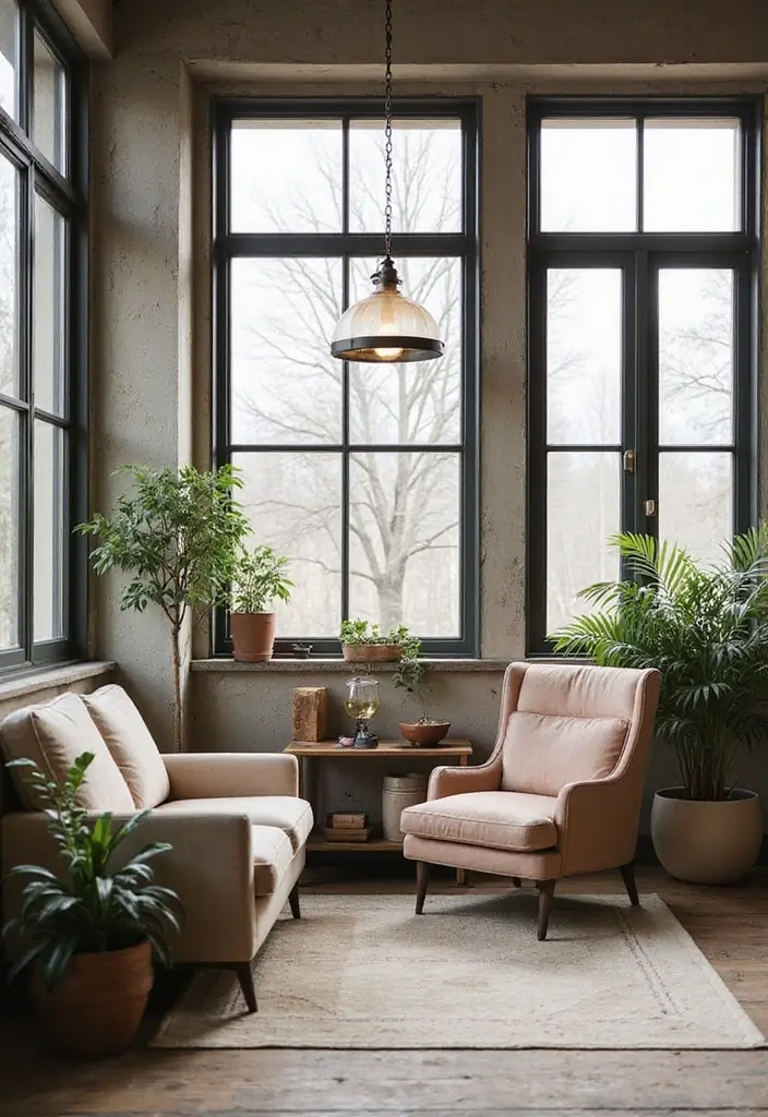 14 Decorative Window Frame Ideas to Make Your Summer Style Shine! - 12. Industrial Frames