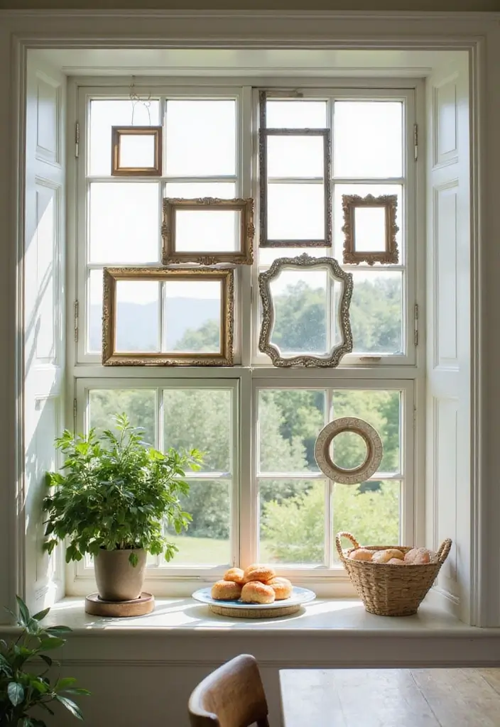 14 Decorative Window Frame Ideas to Make Your Summer Style Shine! - 14. Layered Frames