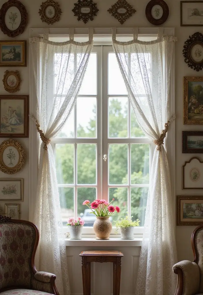 14 Decorative Window Frame Ideas to Make Your Summer Style Shine! - 3. Vintage Frames