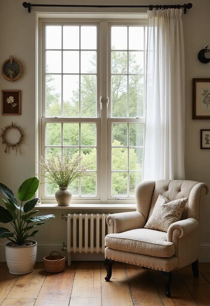 14 Decorative Window Frame Ideas to Make Your Summer Style Shine! - 8. Farmhouse Chic Frames