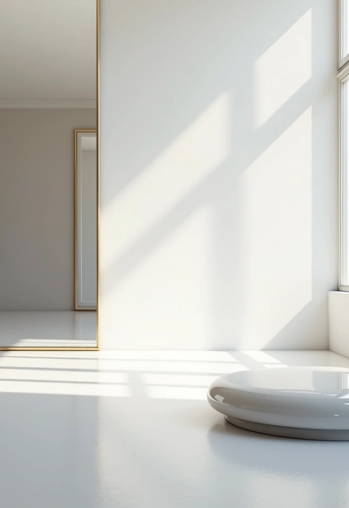 14 Minimalist Decor Tricks That'll Simplify Your Space and Your Life! - 11. Incorporate Reflective Surfaces