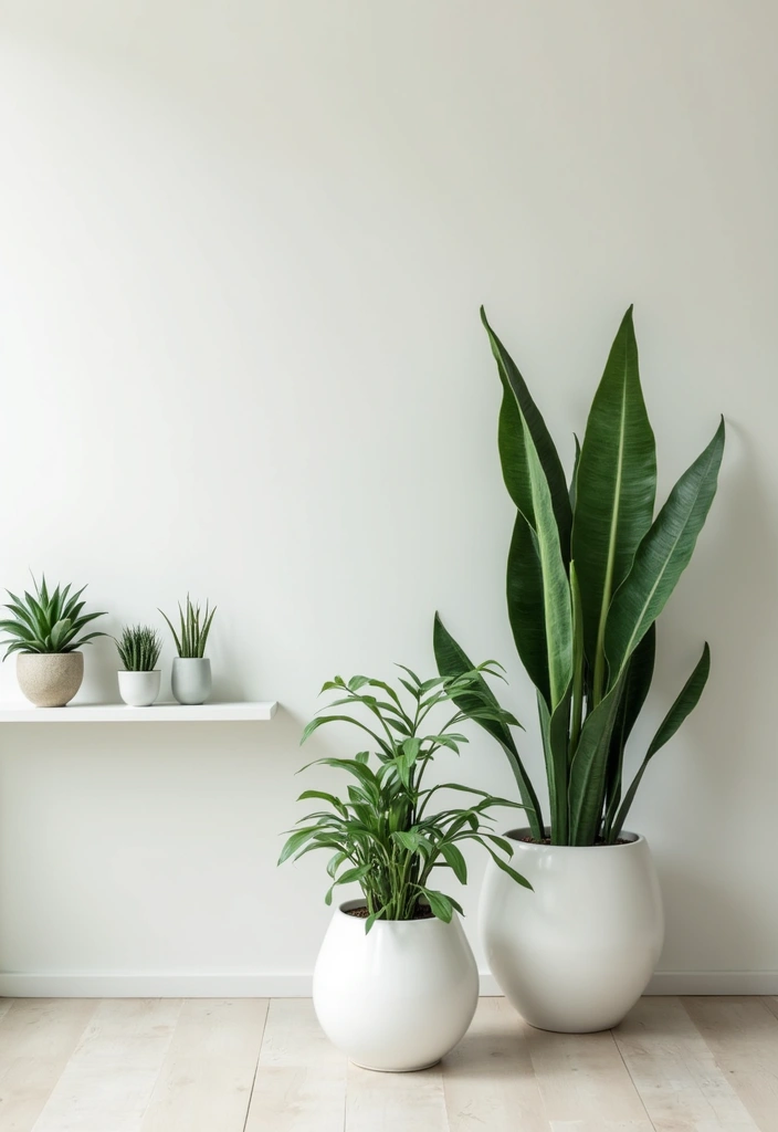 14 Minimalist Decor Tricks That'll Simplify Your Space and Your Life! - 8. Go Green with House Plants