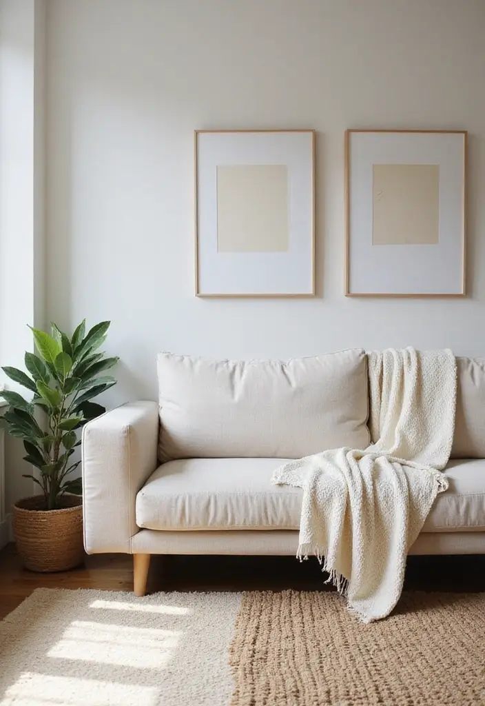 14 Minimalist Decor Tricks That'll Simplify Your Space and Your Life! - 9. Use Textiles Wisely