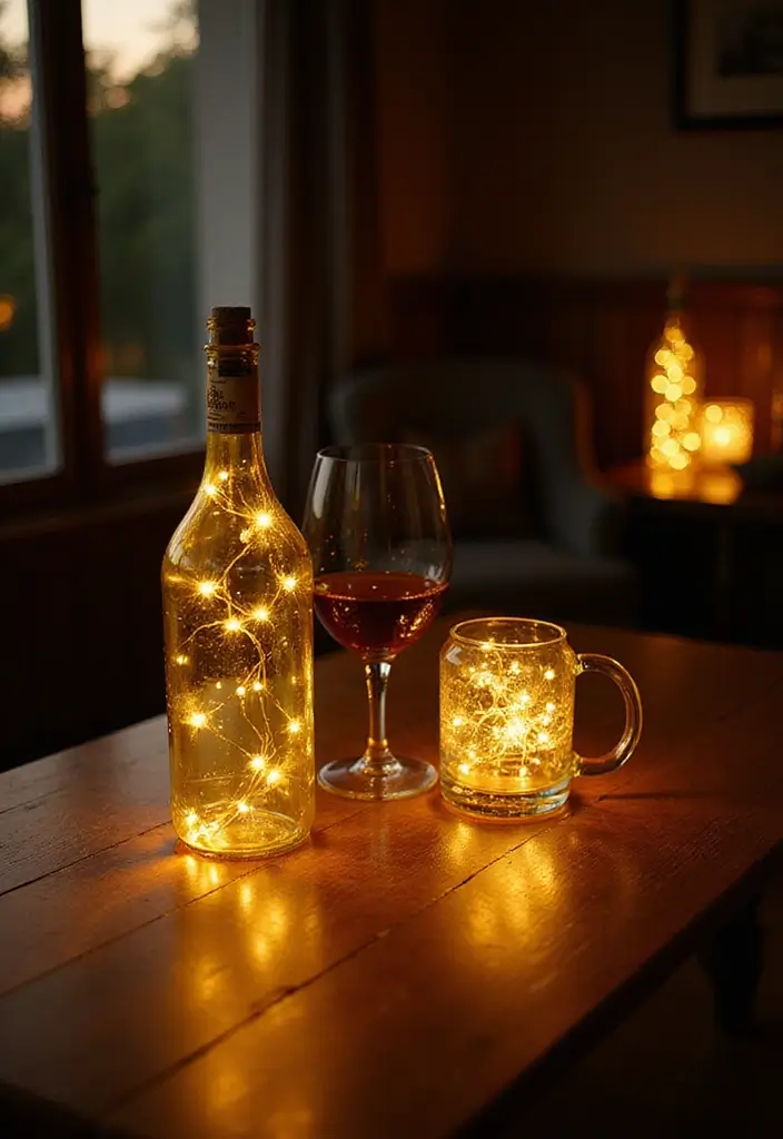 15 DIY Lighting Projects That Will Brighten Up Your Space (And Your Mood!) - 13. Cork Wine Bottle Lights