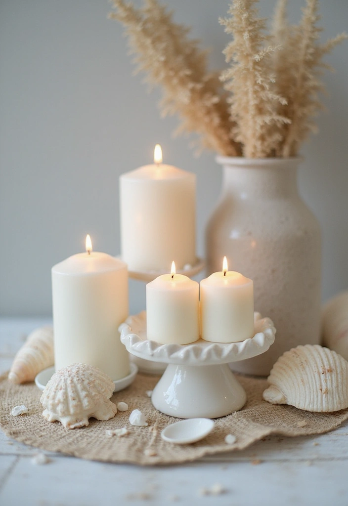 15 Summer Bathroom Decor Ideas That Will Make You Feel Like You're on Vacation! - 10. Beachy Scented Candles