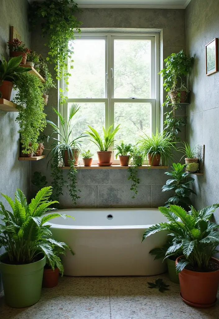 15 Summer Bathroom Decor Ideas That Will Make You Feel Like You're on Vacation! - 4. Tropical Plants