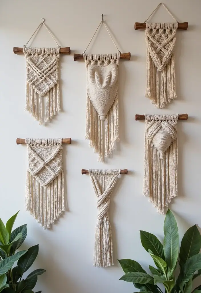 16 Vibrant Boho Decor Ideas That'll Transport You to a Dreamy Escape! - 2. Macramé Wall Hangings