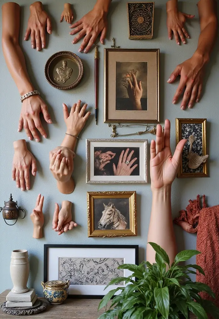 16 Vibrant Boho Decor Ideas That'll Transport You to a Dreamy Escape! - 3. Eclectic Gallery Walls
