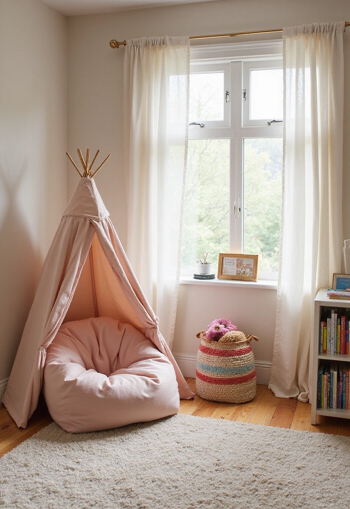 17 Kids Room Decor Ideas That'll Make Playtime Even More Fun (Don't Miss #6!) - 15. Cozy Reading Nook