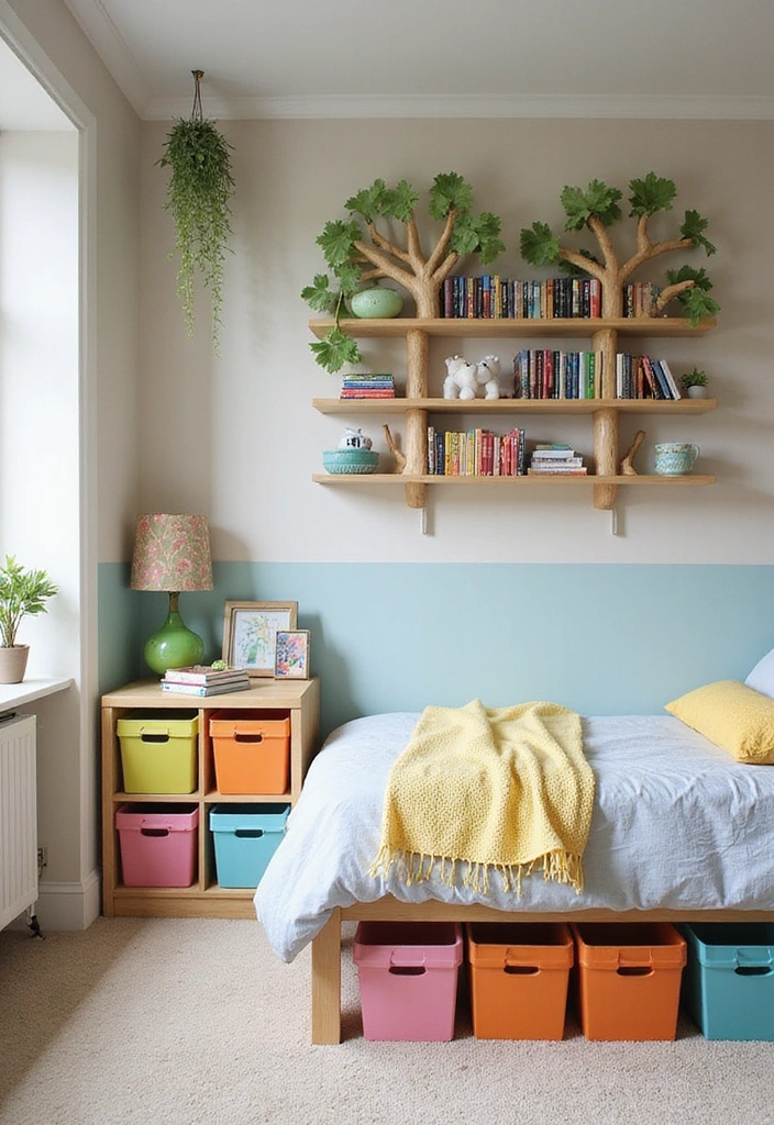 17 Kids Room Decor Ideas That'll Make Playtime Even More Fun (Don't Miss #6!) - 4. Creative Storage Solutions