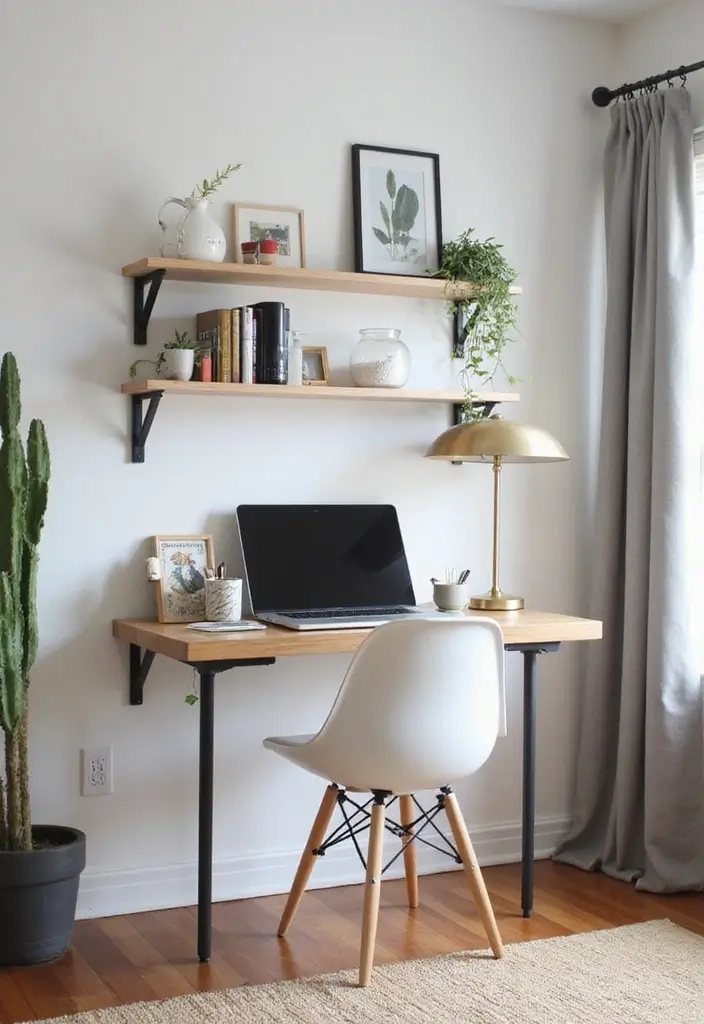 20 Space-Saving IKEA Furniture Ideas for Small Homes You Can’t Miss! - 14. Wall-Mounted Desks