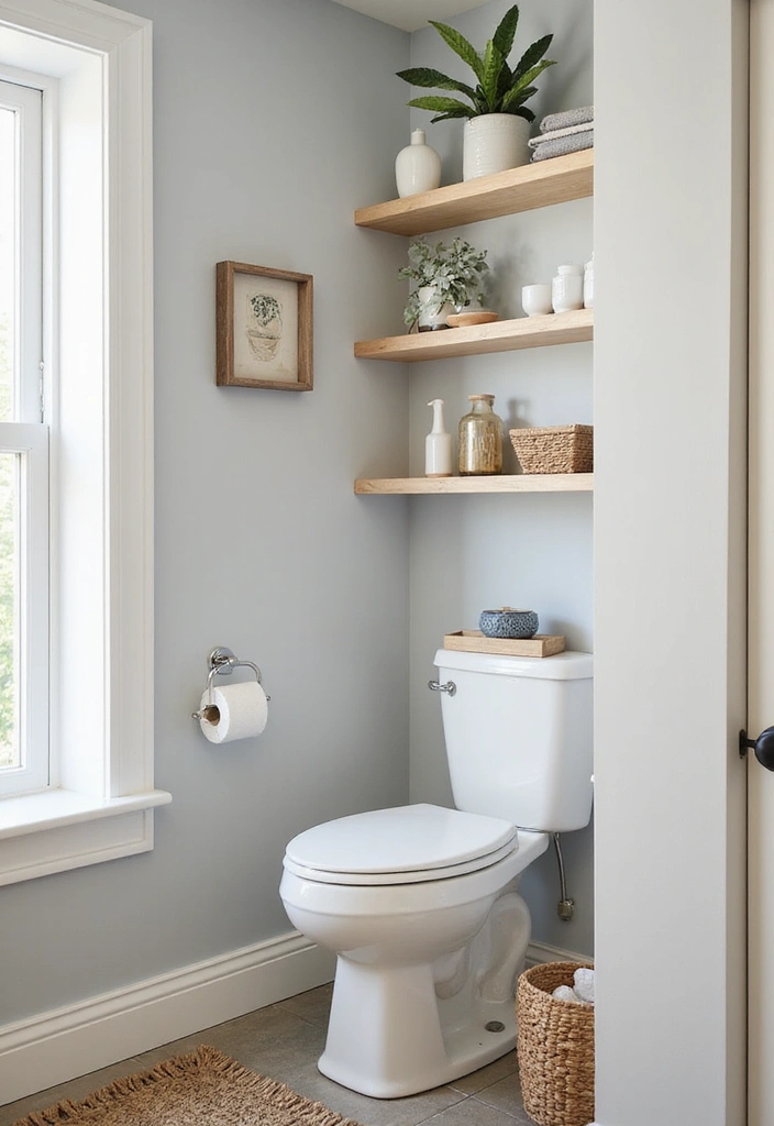 20 Space-Saving IKEA Furniture Ideas for Small Homes You Can’t Miss! - 18. Corner Bathroom Shelves