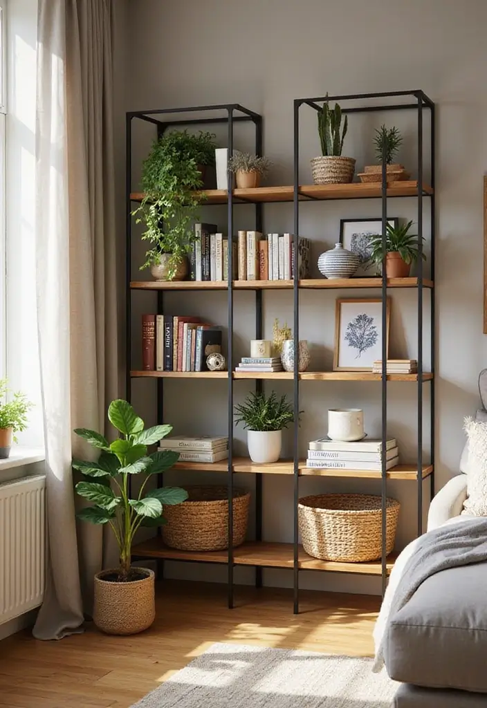 20 Space-Saving IKEA Furniture Ideas for Small Homes You Can’t Miss! - 2. Clever Corner Shelving