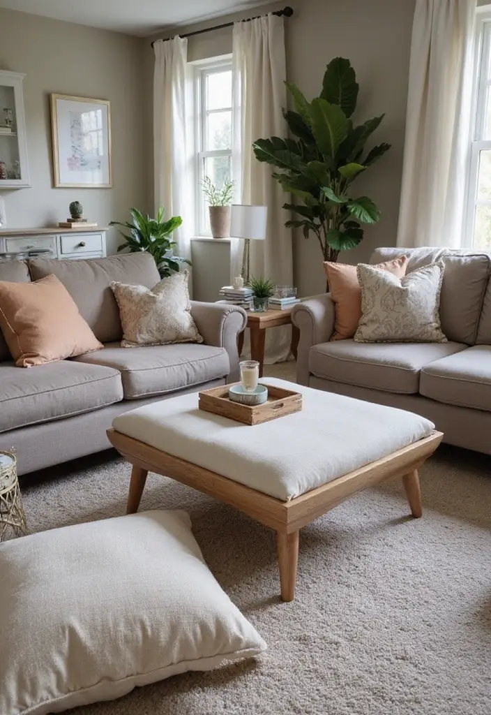 20 Space-Saving IKEA Furniture Ideas for Small Homes You Can’t Miss! - 5. Multi-Functional Storage Ottomans