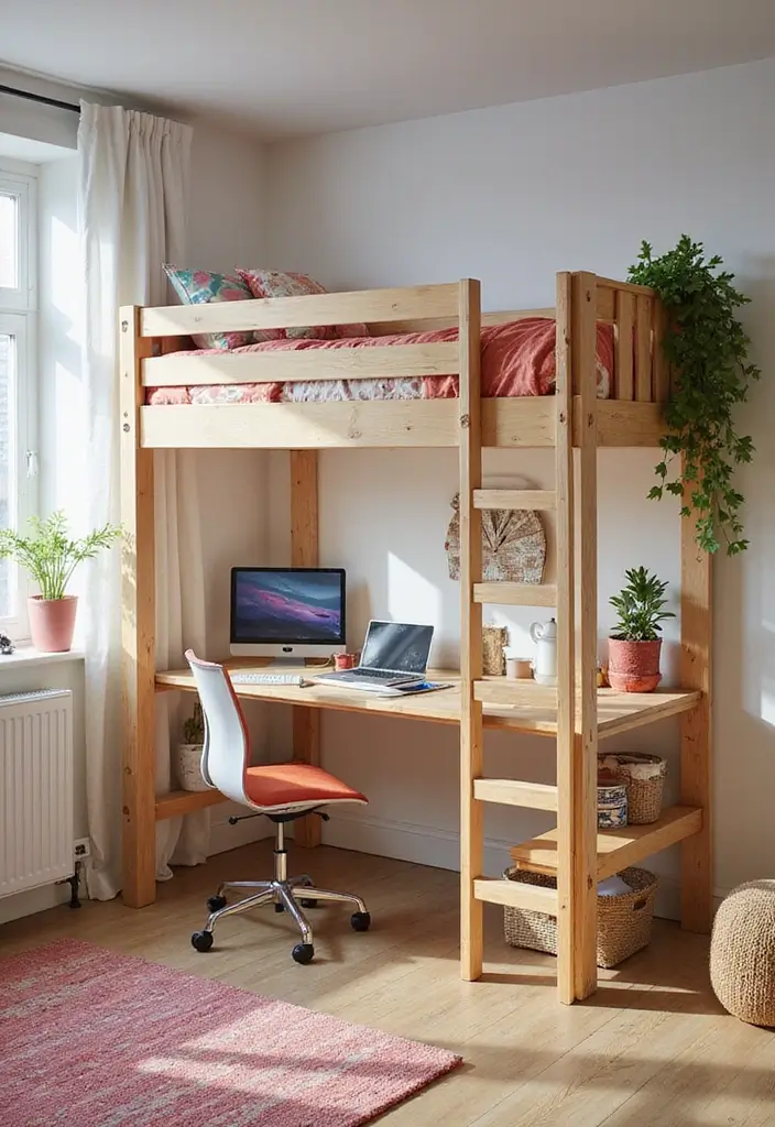 20 Space-Saving IKEA Furniture Ideas for Small Homes You Can’t Miss! - 6. The Space-Saving Loft Bed