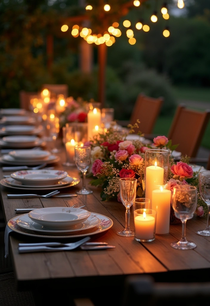 20 Summer Lighting Ideas That Will Set the Mood for Your Evenings! - 10. Luminous Table Centerpieces