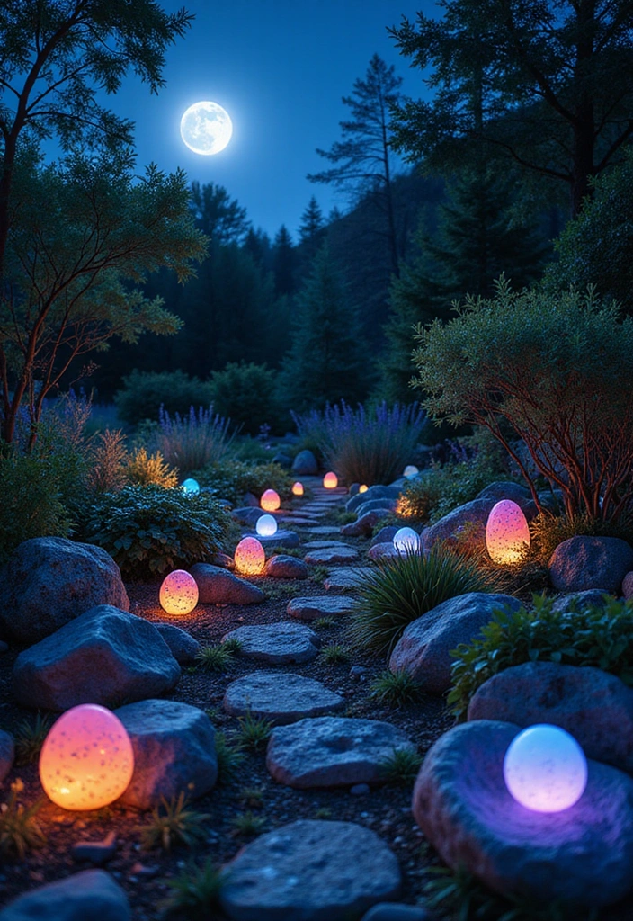 20 Summer Lighting Ideas That Will Set the Mood for Your Evenings! - 13. Glow-in-the-Dark Decor