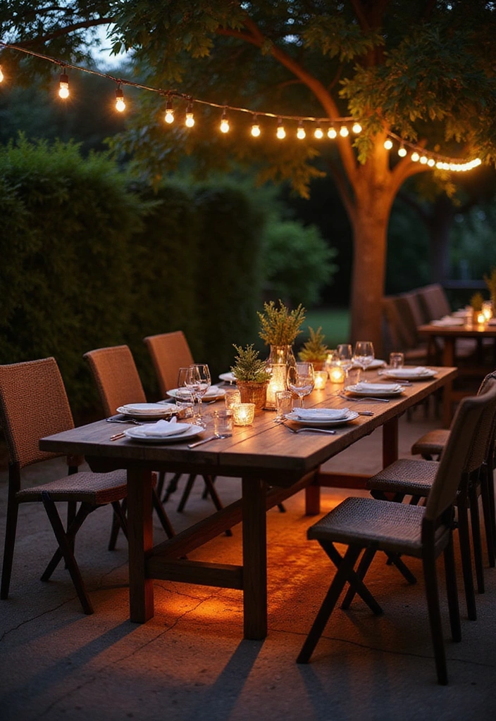 20 Summer Lighting Ideas That Will Set the Mood for Your Evenings! - 19. Ambient Under Table Lighting