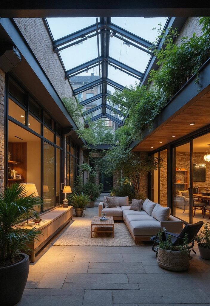 20 Summer Lighting Ideas That Will Set the Mood for Your Evenings! - 20. Skylights and Open Air Lighting