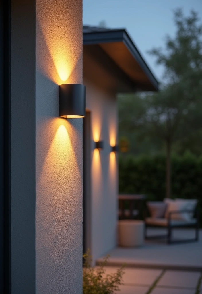 20 Summer Lighting Ideas That Will Set the Mood for Your Evenings! - 7. Modern Wall Sconces