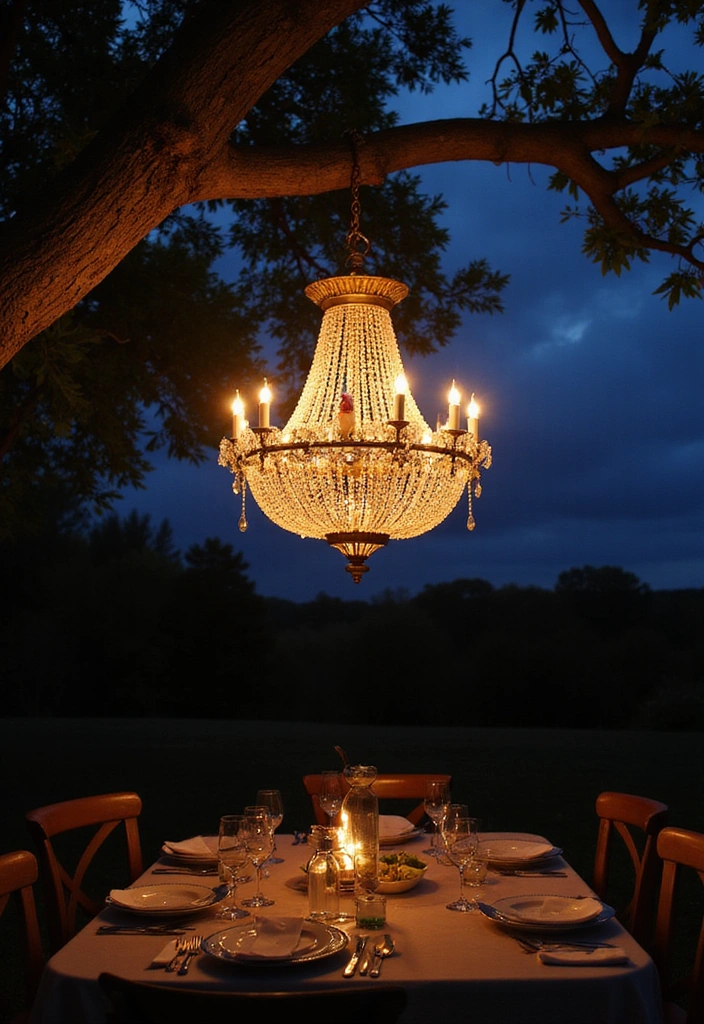 20 Summer Lighting Ideas That Will Set the Mood for Your Evenings! - 9. Elegant Chandeliers