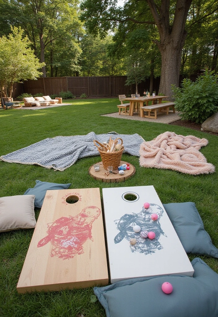 22 Seasonal Summer Decor Ideas to Refresh Your Home (You Won't Believe How Easy #10 Is!) - 17. Playful Outdoor Games