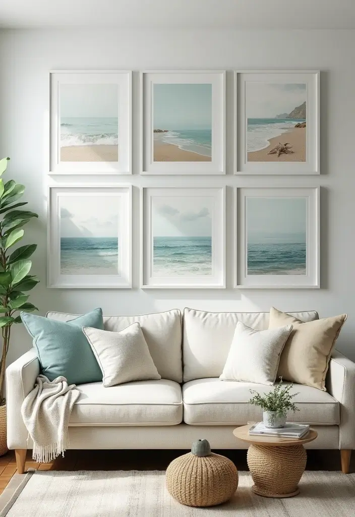 22 Seasonal Summer Decor Ideas to Refresh Your Home (You Won't Believe How Easy #10 Is!) - 2. Coastal Color Palette