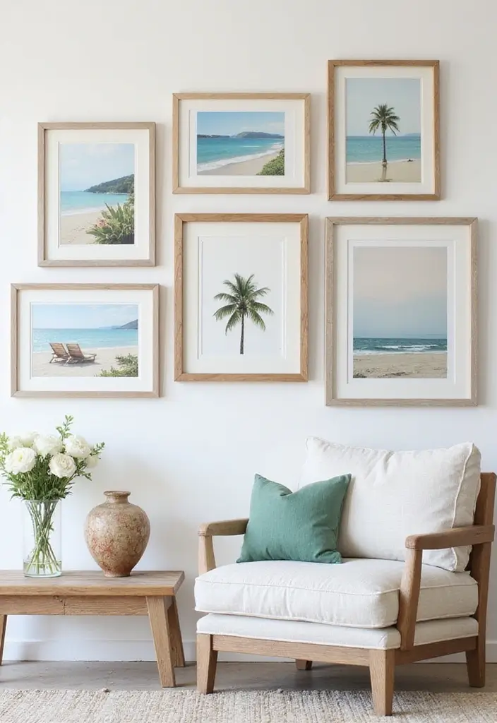 22 Seasonal Summer Decor Ideas to Refresh Your Home (You Won't Believe How Easy #10 Is!) - 6. Seasonal Wall Art
