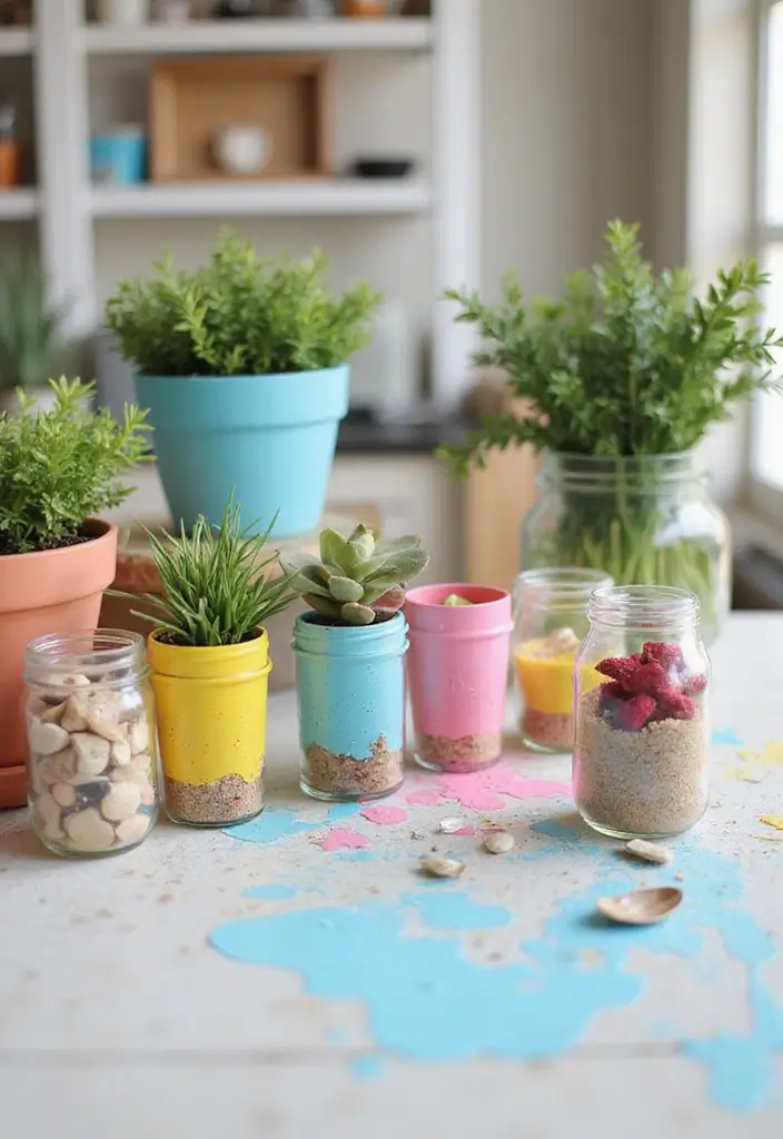 22 Seasonal Summer Decor Ideas to Refresh Your Home (You Won't Believe How Easy #10 Is!) - 8. DIY Summer Crafts