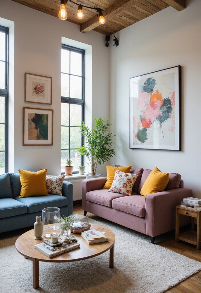20 Wall Art Ideas to Transform Your Space into a Gallery (You’ll Love #12!) - 15. Art from Local Artists