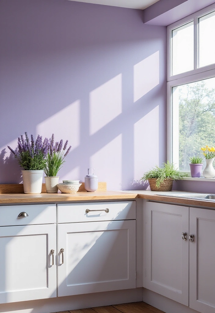 22 Kitchen Colors That'll Make Cooking Feel Like a Dream (#11 Is a Game-Changer!) - 9. Gentle Lavender