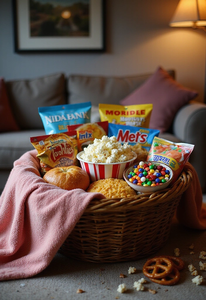 21 Unique Easter Gift Basket Ideas That'll Surprise Everyone (You Won't Believe #13!) - 5. Movie Night Basket