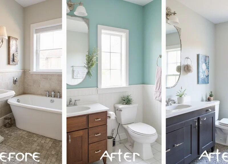 18 Jaw-Dropping Bathroom Transformations That Cost Less Than $500!